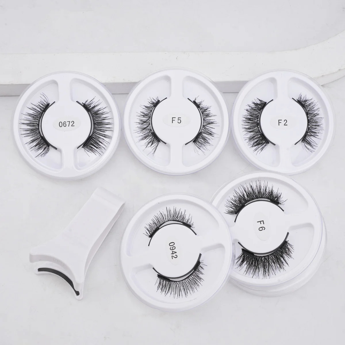 5 Pairs Magnetic Eyelashes Extension Kit Reusable Magnetic Lashes and Tweezers No Glue Needed Fluffy False Eyelashes Makeup Set 251231