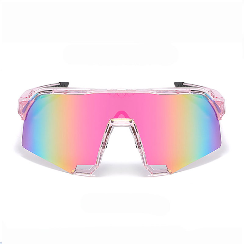 New Fashionable Glittering Hiking Sports Sunglasses Outdoor Cycling Eye Protection Ski Goggles UV Protective Sunglasses