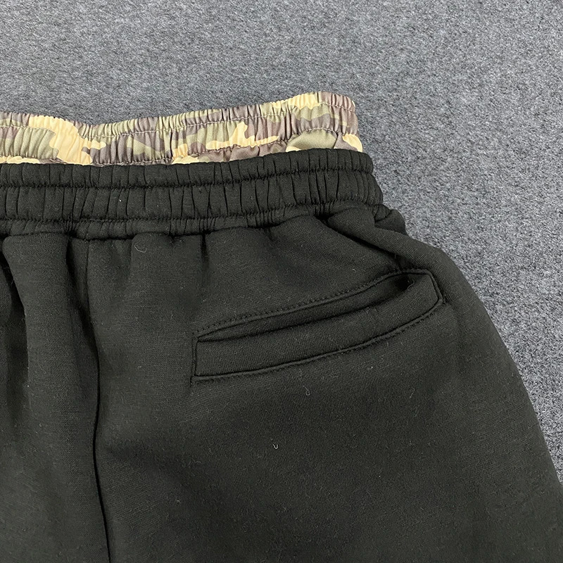 Leopard Print Letter Embroidered Double Waistband Street Casual Pants Y2K Style Mens And Womens Versatile Sweatpants 251231