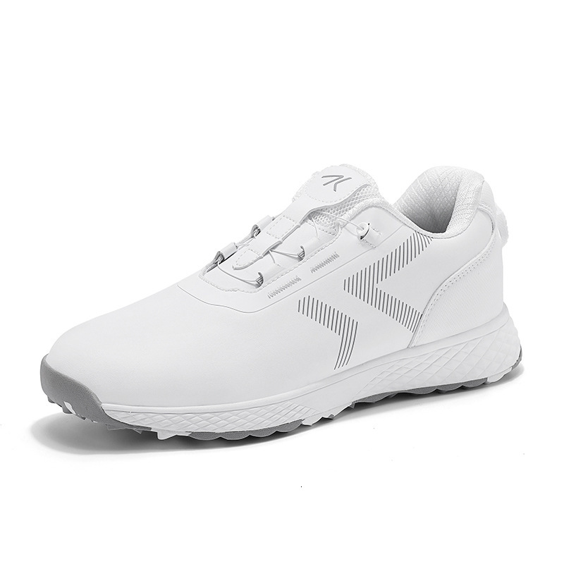 Outdoor sports shoes for both men women Trade Golf Men and Women Rotating Button Couple Casual Sports Shoes Waterproof Non-slip