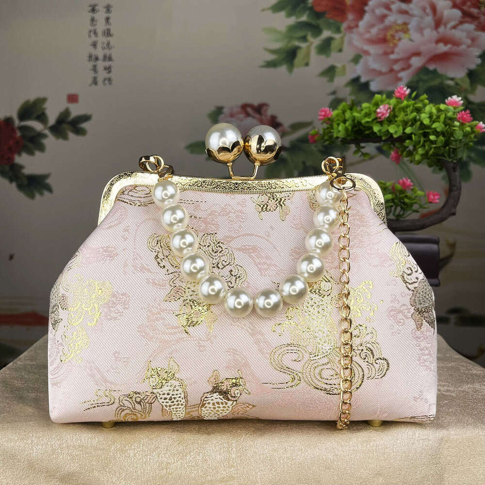 Finished Chinese Style Cheongsam Evening Women's Handbag Crossbody Three-in-One Exquisite High-Quality Bag Gift