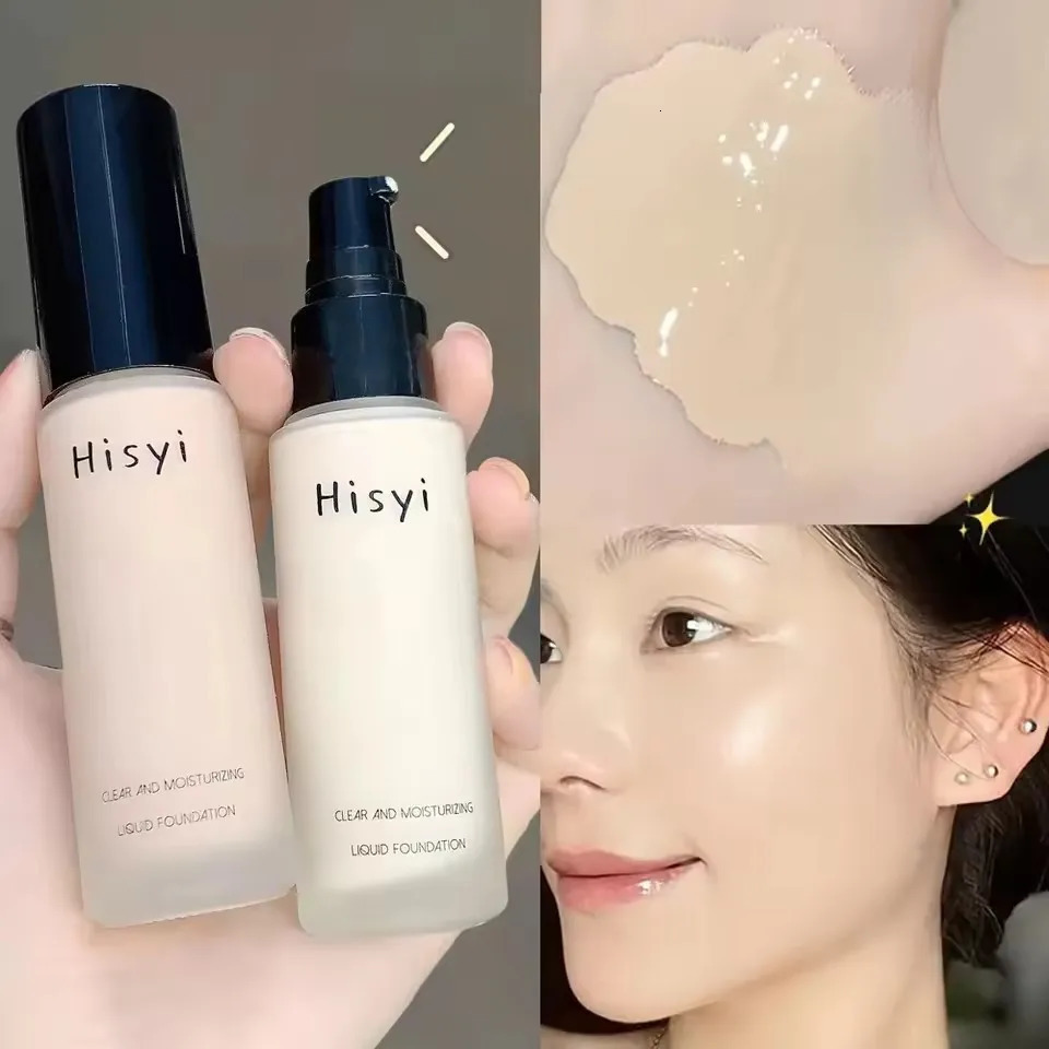 HISYI liquid foundation can control oil prevent water cover concealer hide pores and keep makeup on 251230