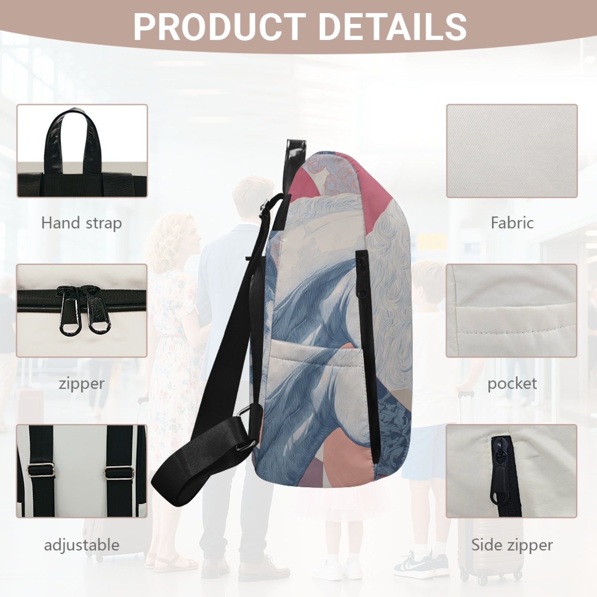 Custom H Designer Fashion Anti Theft Backpack Luxury Horse Pattern Unisex Full Print Backpack Laptop Bag Travel Bag H24