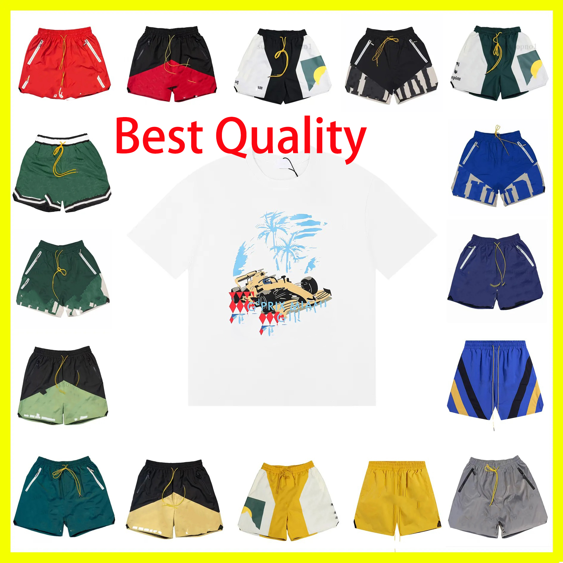 2026 Men's Designer Shorts 5A Luxury Street Fashion Summer Beach Shorts High Quality 3M Reflective Letter Print Hip Hop Men's Casual Pants