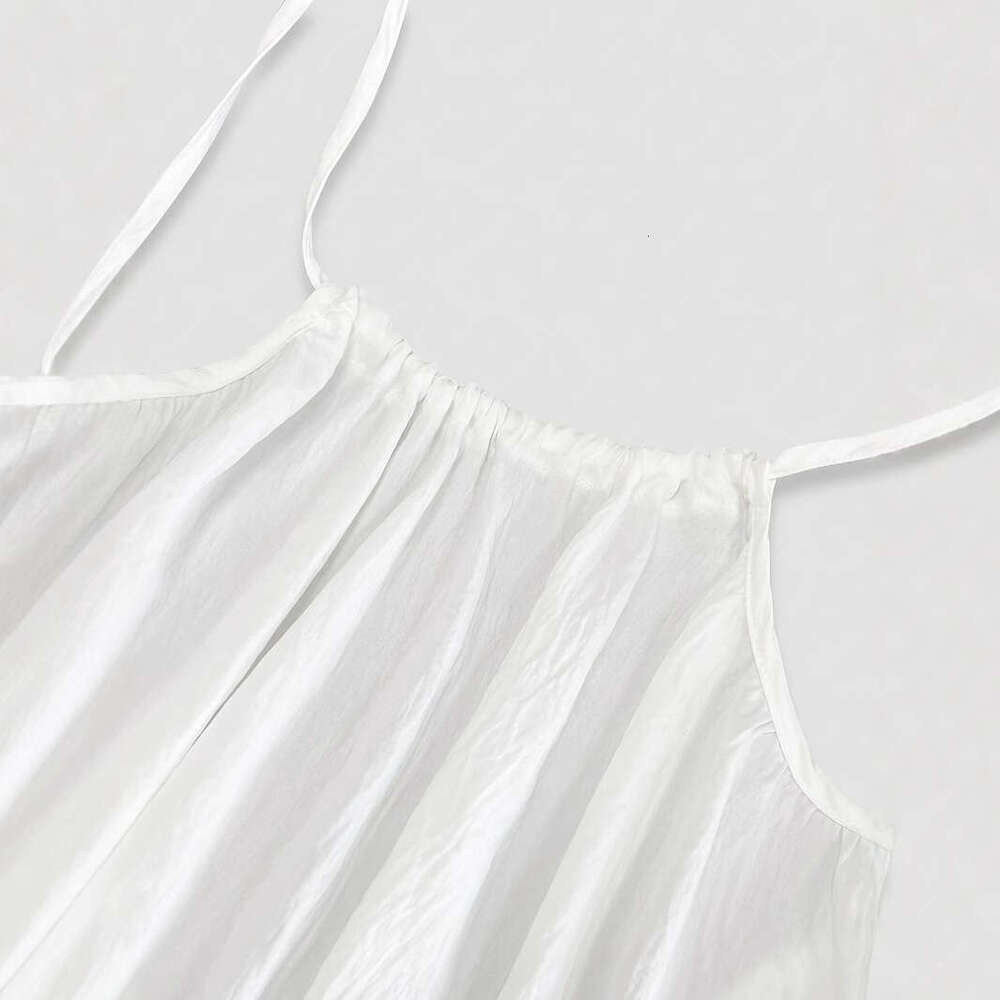 2026 New Women's Strap Backless Loose Long Homewear Dress