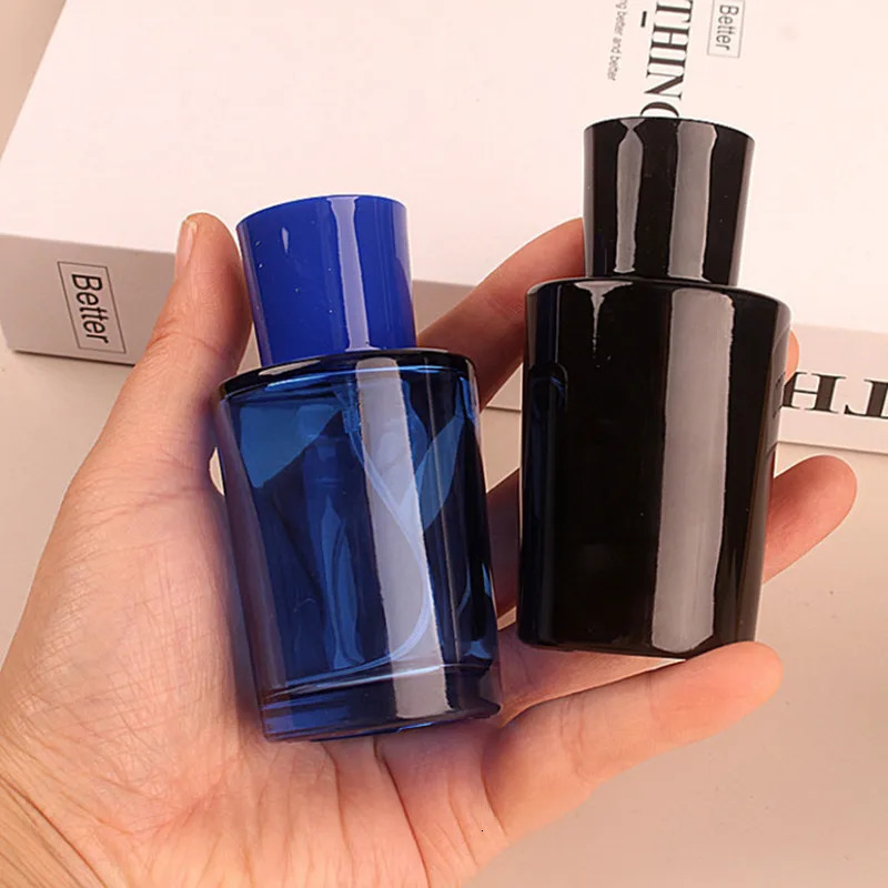 6/15pcs High-end 50ml Empty Perfume Spray Bottle Glass Sprayer Cosmetic Container Fragrance Atomizer Portable Travel Packaging 251230