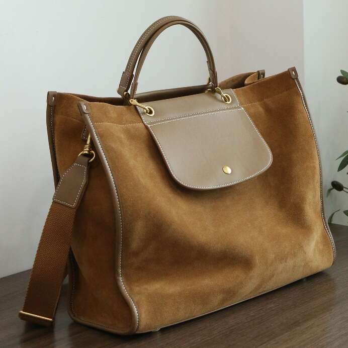 Totebag Shoulder ROSE NOIRE Hot Selling Women S Matte Cowhide Niche Handbag Commuting Versatile Briefcase Large Capacity Tote Bag