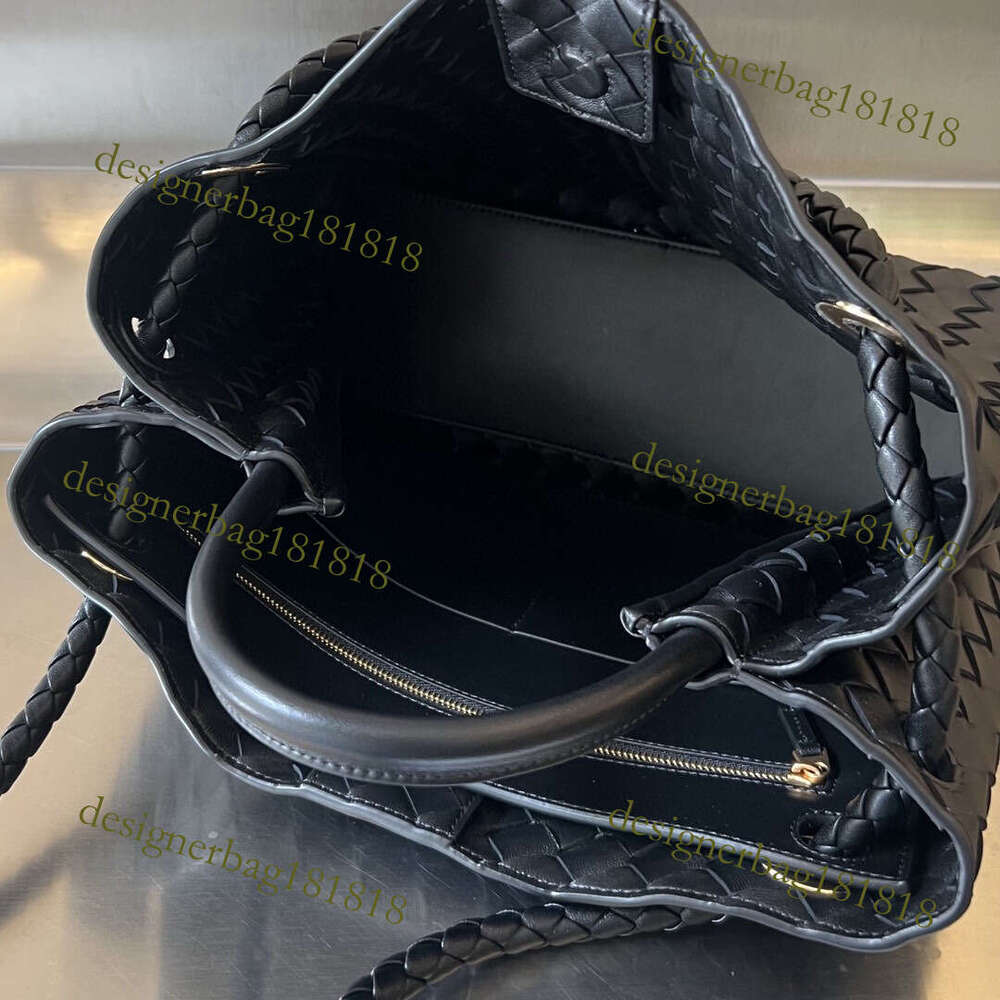 toteBag Shoulder ROSE NOIRE Niche Design New European and American BV Woven Tote Large Capacity Handheld Shoulder Crossbody Bag for Women