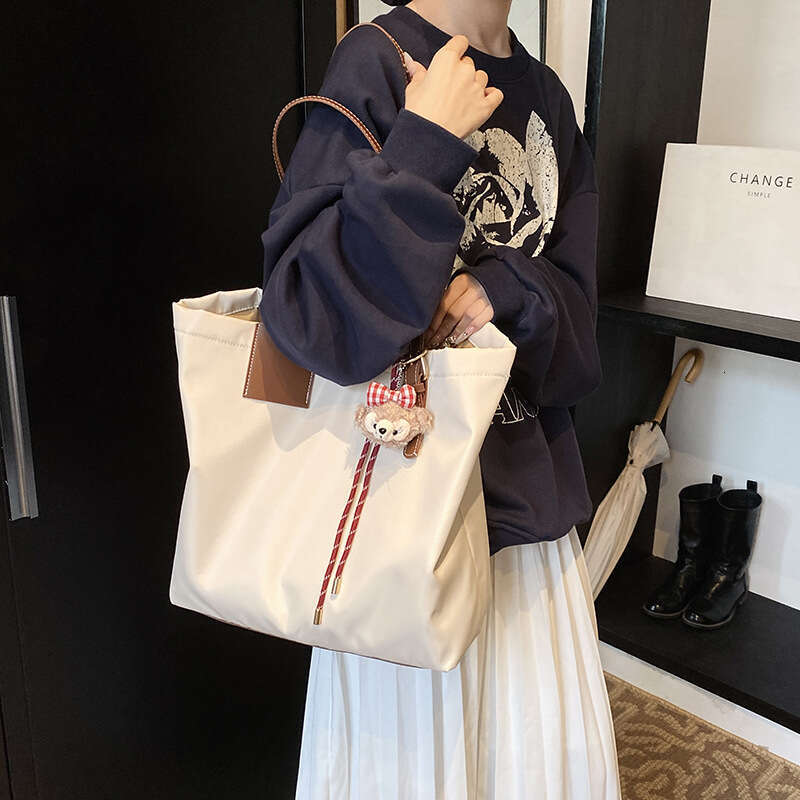 Cross-border Simple Casual Handbag for Women New Korean Style Trendy Versatile Tote Student Large Capacity Shoulder Bag