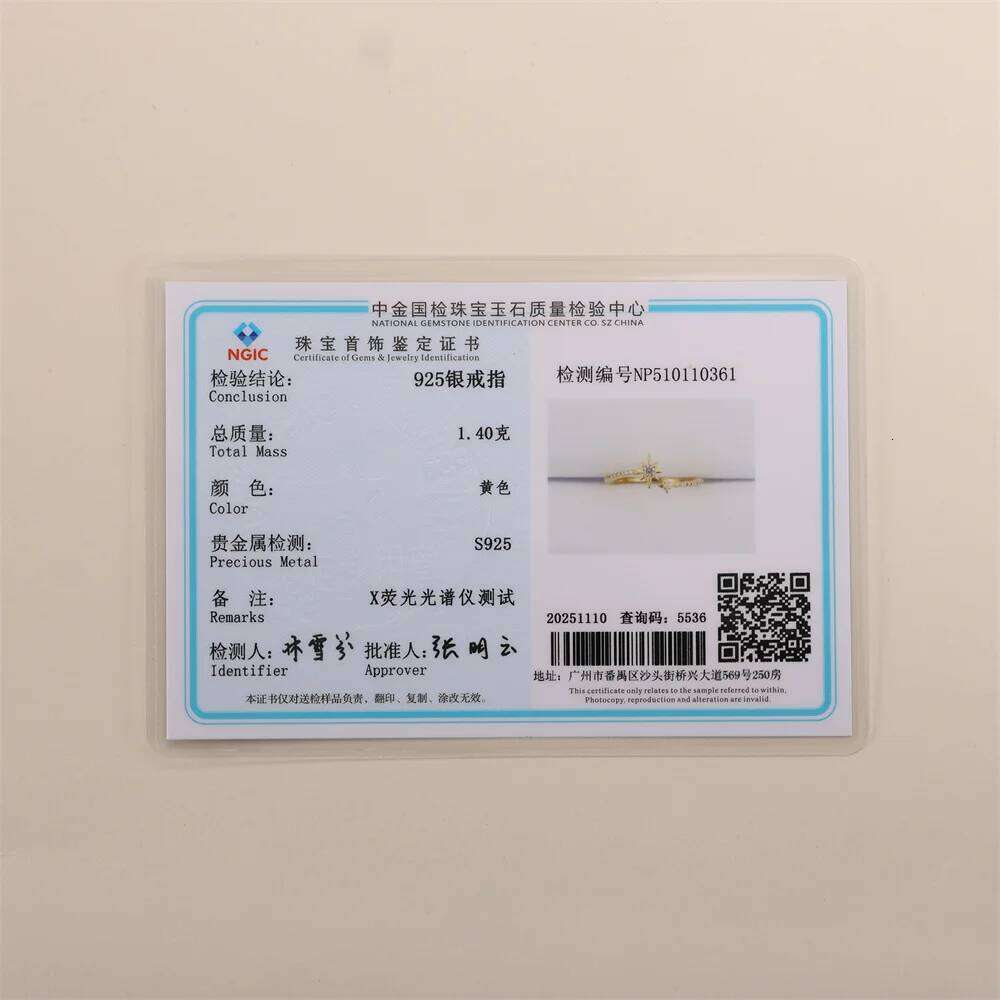 Aide Moon and Star Designed Women Finger 925 Silver Opening Adjustable Exquisite Girls Index Rings Daily Statement Jewelry