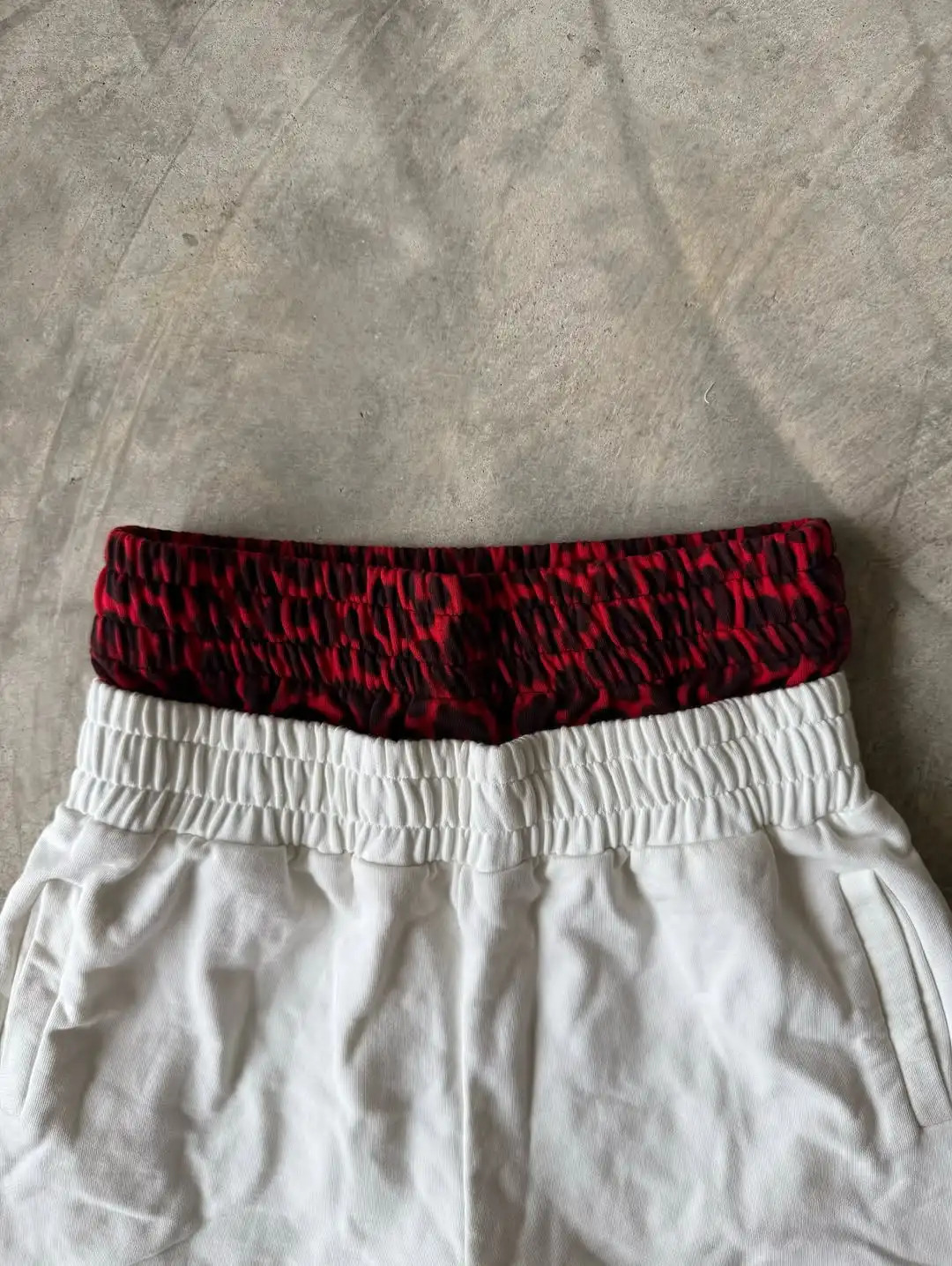 Double Toe Ripped Printed Trousers Functional Tactical Functional Men and Women Advanced Jogging Drawstring Casual Sports Pants 251231