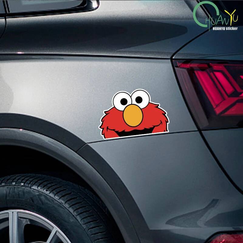 Bestseller 3D Funny Elmo Peeking Cartoon Sticker Window Truck Vinyl Decal Laptop Car Motorcycle Products ddmycat