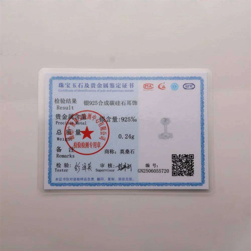 Aide 6/7/8/9mm 1pc Sparkling Moissanite 925 Sterling Silver Classic Shining Circle Hoop Earrings For Women Fine Jewelry