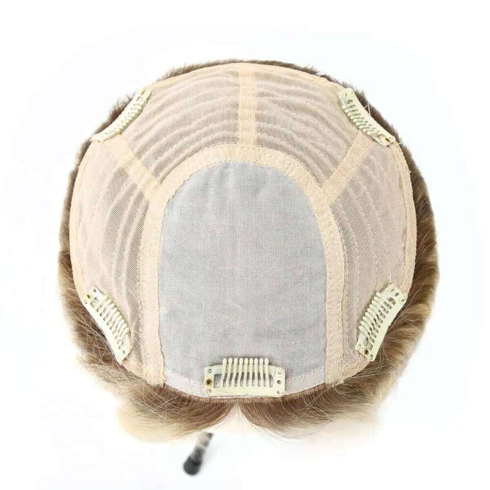 TUW16 Silk Base Thinning Crown Remy Human Topper Piece for Women Natural Look Hair Toppers