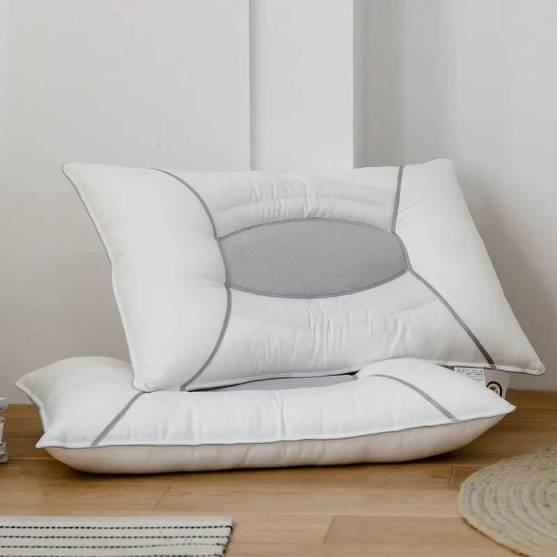 Bestseller 1-piece Hotel Style Feather Cotton Three-dimensional Neck Pillow, Suitable for Sleeping Bedrooms and Hotels ddmytues