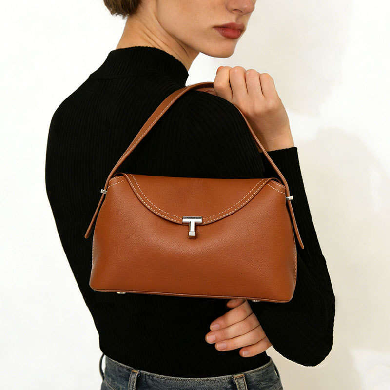 Cross-Border Handbag French Niche Crossbody Retro Simple Handheld Pillow Large Capacity Commuter Bag for Women