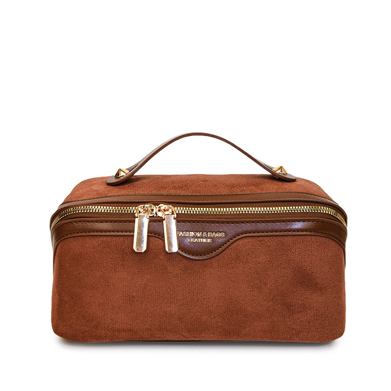 New Design Bag Cross-border Large Capacity High-end Feel Hand-held storage Bag Portable Travel Makeup Bag Toiletry Bag Free shipping