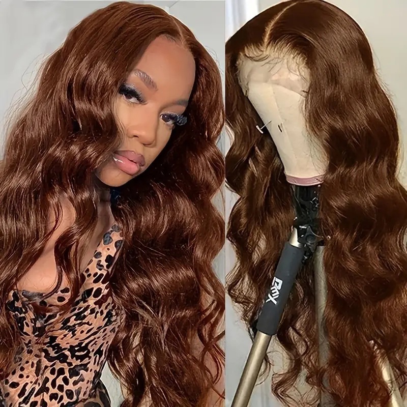 Cross border European and American Fashion Piano Colored Wig Cap African Hot Selling Front Lace Big Wavy Curl Wig