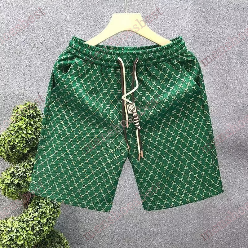 New Mens shorts designer Green beach Shorts Swimwear Beach Swim Trunks Swimming Swimsuits Mens Printing Casual Running Sports Short Pants Asian Size M