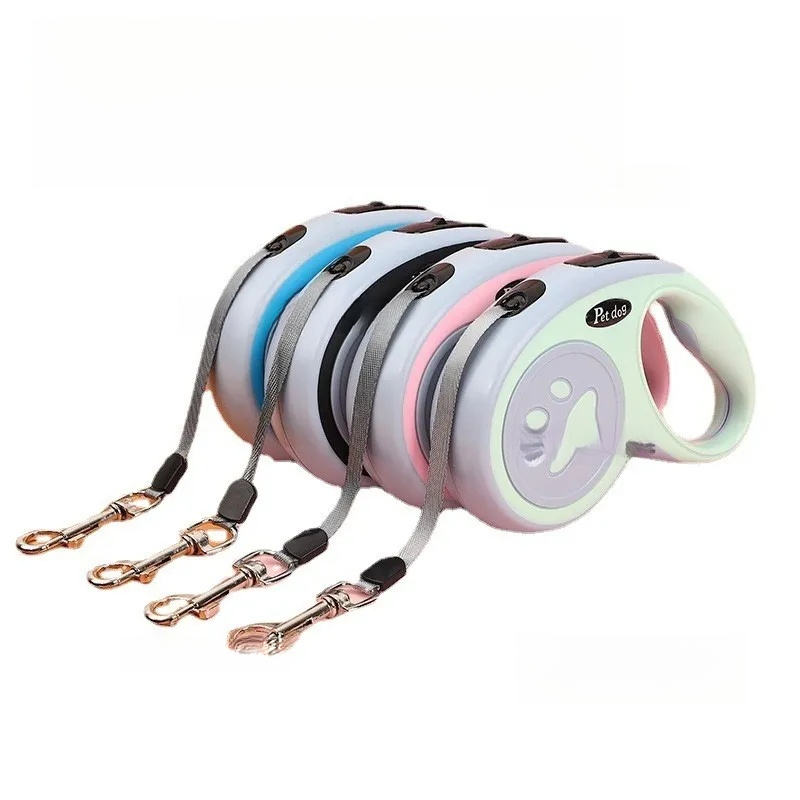 2026 New 5M Leashes Pets Cats Puppy Outdoors Automatic Retractable Dog Collars Walking Lead For Small And Medium Pet Environmental Protection Free Shipping