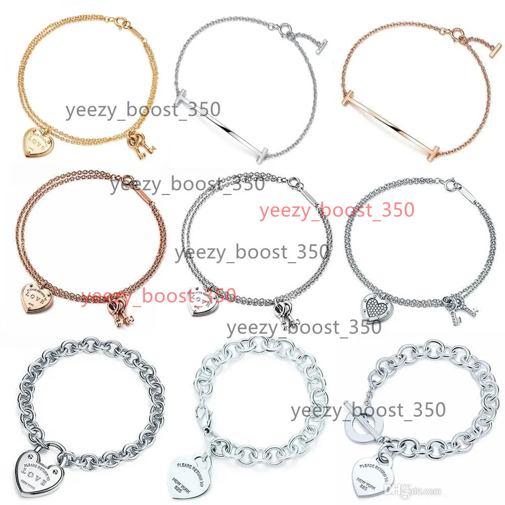 designer bracelets 100 sterg sier original authentic classic key heart exquisite tiffamy and co tiffanyx tiffanies wedding women bracelet jewelry gift 16 IFUC