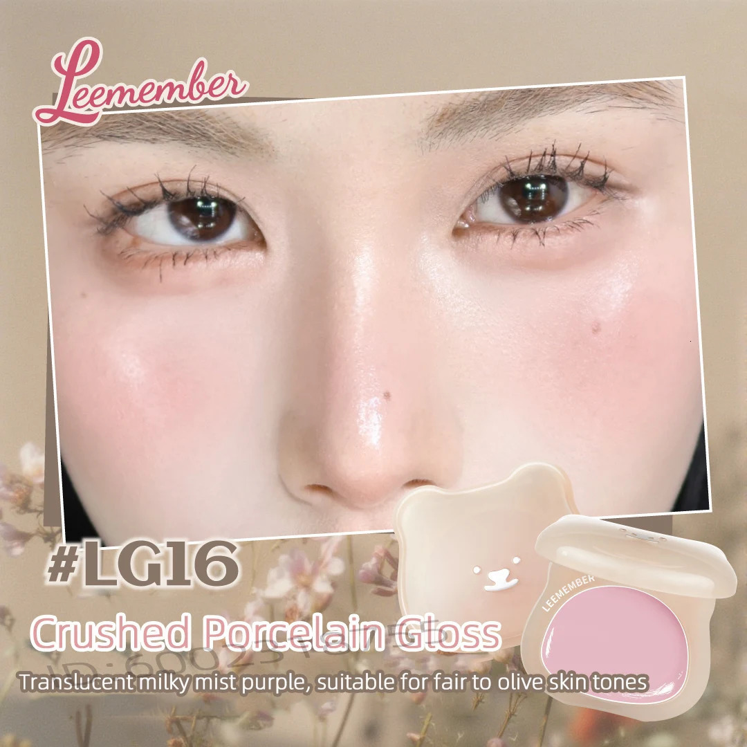 LEEMEMBER Watery Blush Moisturizing Blusher Cream Monochrome Shimmer Cute Cosmetics Longlasting Jelly Face Blusher In Bar Makeup 251231