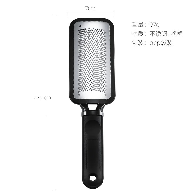 RHBJ 1Pcs Foot Scrubber File Rasp Spa Dead Skin Callus Remover Stainless Steel Grater Care Pedicure Tool Restore Feet Product 251231