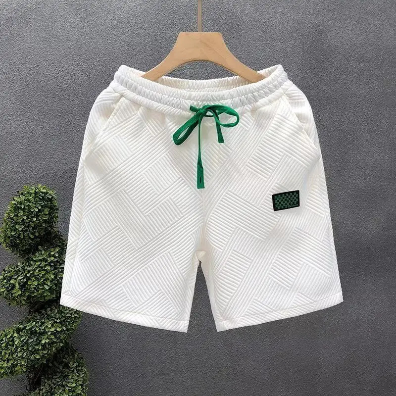 Fashion Shorts Men Comfortable Elastic Waist Clothing Breathable Short Trousers Sporty Loose Fit Running Five Inches Sweatpants 251230
