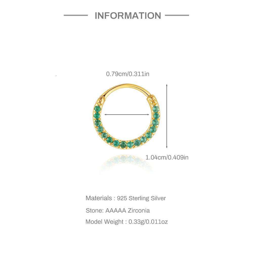 Aide 1PC Natural Chalcedony 925 Sterling Silver Piercing Earrings For Women Simple Green Moss Ear Stud Jewelry Pendientes