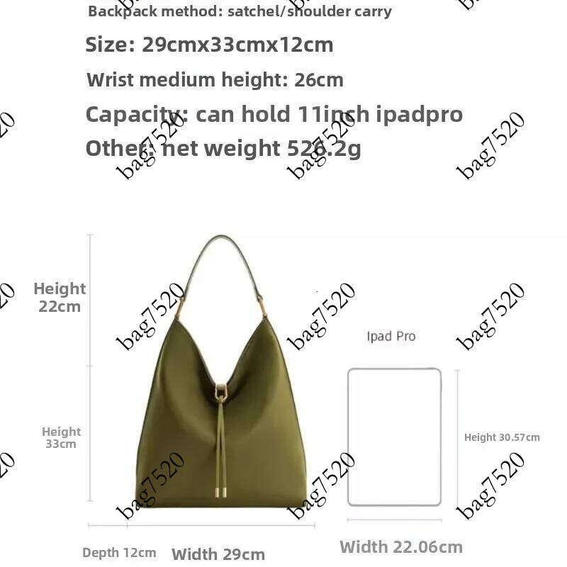 Women's Tote Bag, Large Capacity, Lightweight Handbag, New Style, Commuter Bag Pingshuo