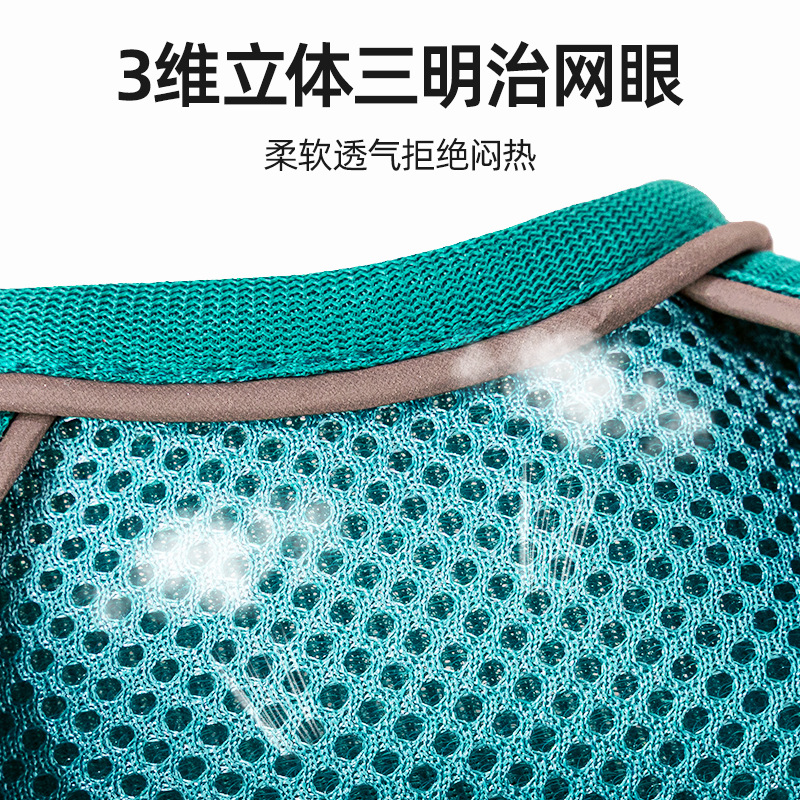 Cat leash vest style anti slip out walking cat leash pet harness chain adjustable walking cat artifact