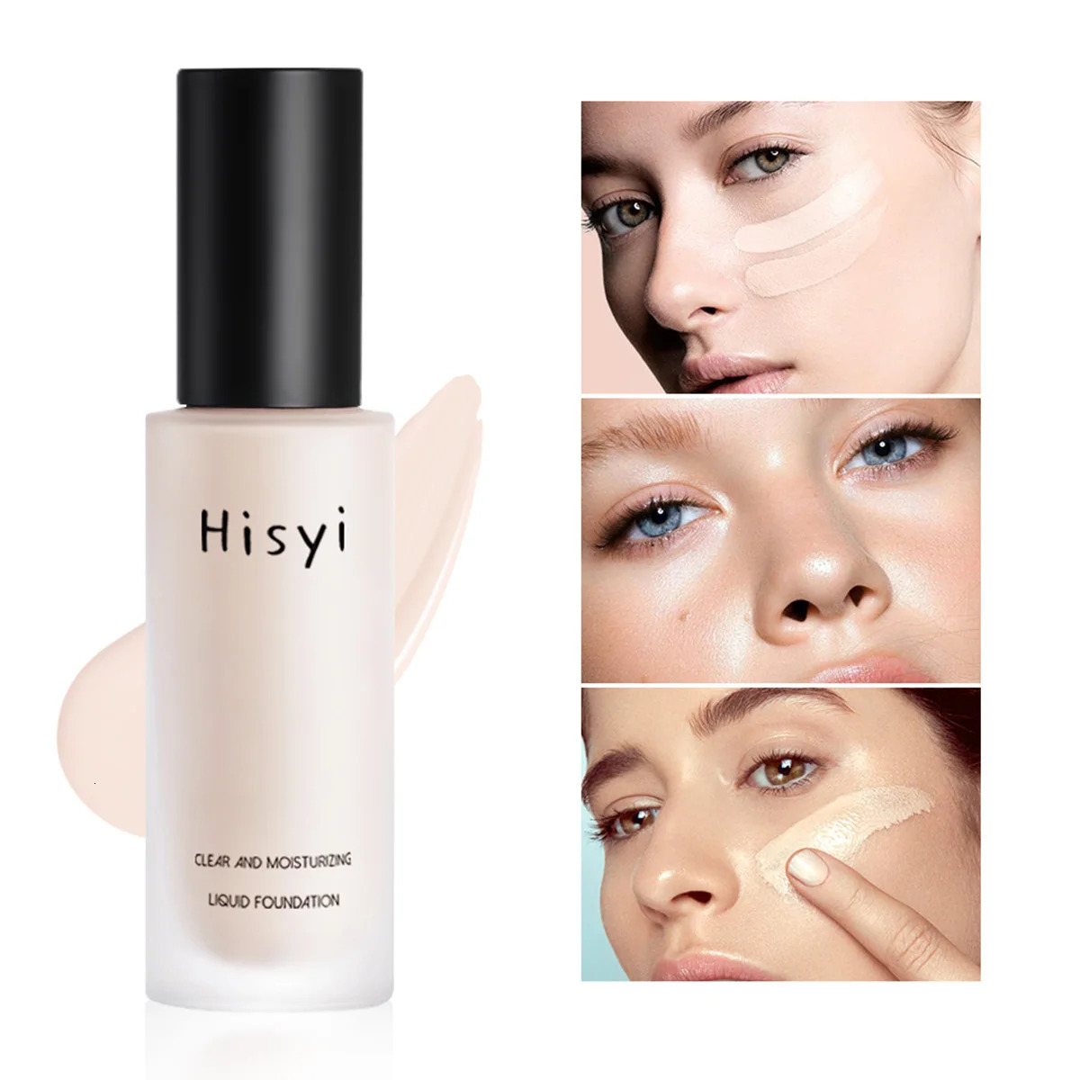 HISYI liquid foundation can control oil prevent water cover concealer hide pores and keep makeup on 251230