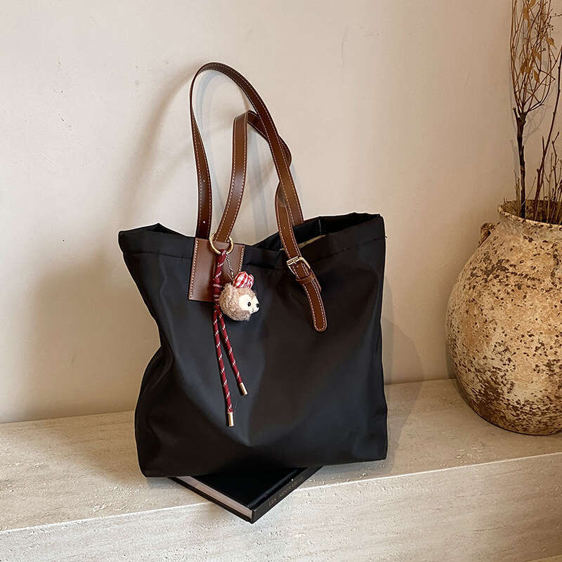 Cross-border Simple Casual Handbag for Women New Korean Style Trendy Versatile Tote Student Large Capacity Shoulder Bag