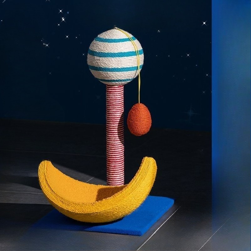 Eco-Friendly Large-Scale Cat's Clawing Post with Sturdy Sisal Material