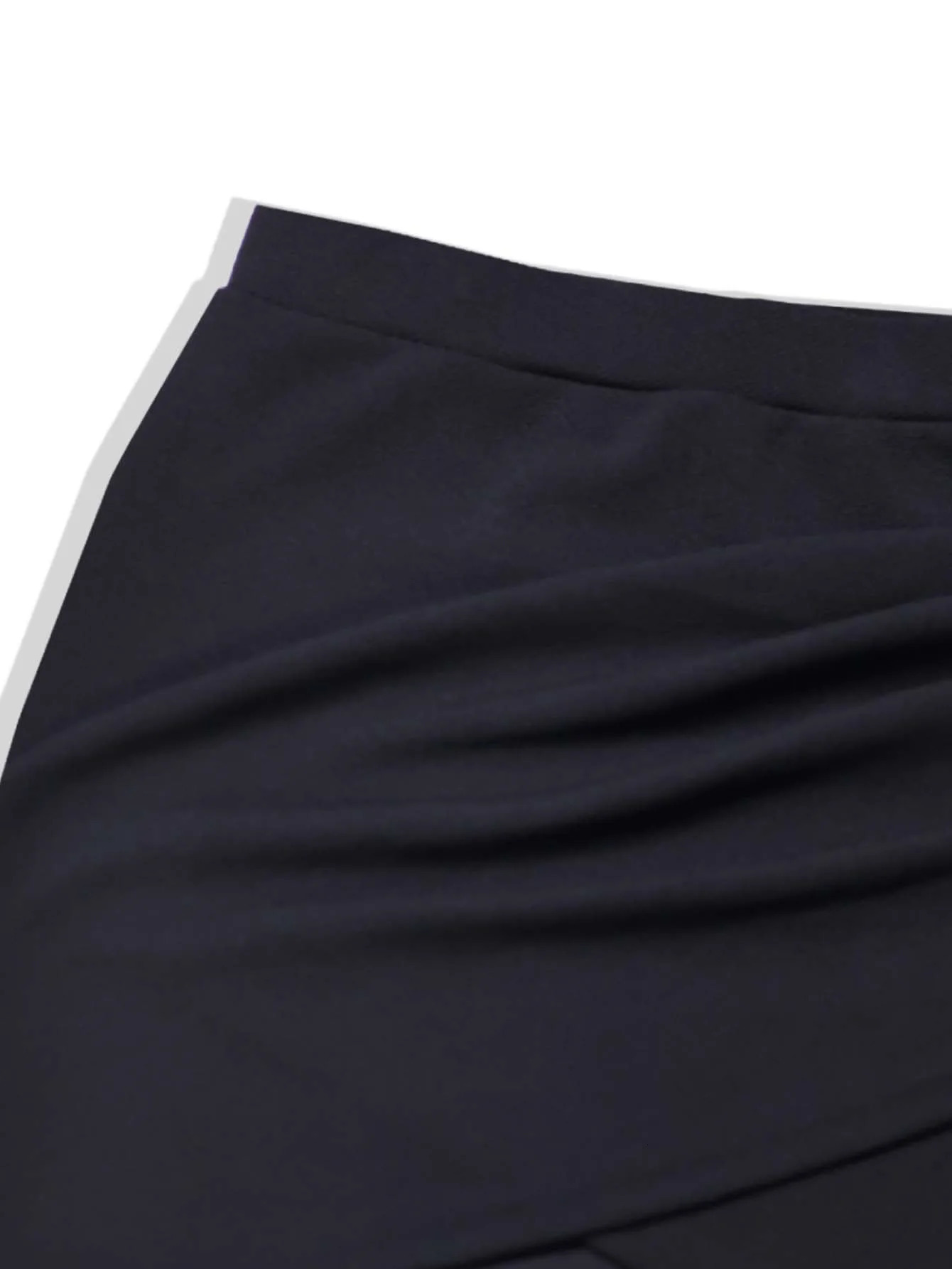 Black Split Mini Skirts Women Summer Sexy Club High Waist Slit Skirt Streetwear Korean Party Fashion Irregular Slim A Line 251231