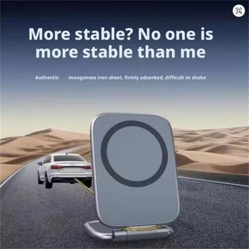 Car Ultra-thin Phone Holder Foldable Magnetic Phone Stand Multifunctional Navigation Vehicle Mounted Mobile Stand