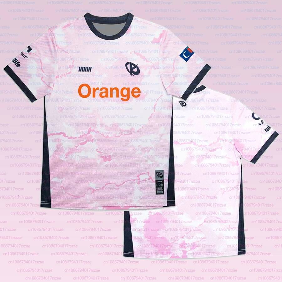 Qo65 H8g7 Men's T-shirts Karmine Corp Esports Club Uniforms Pink Jersey Kcorp Lol Valorant Training Uniform Clothing Mens French Team T-shirts