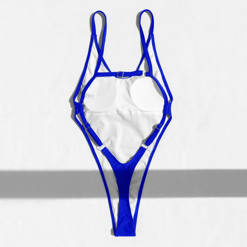 Sexy Backless String Mini Micro Thong Women Swimwear One Piece Swimsuit Female Monokini High Leg Cut Bathing Suit Swim 251231