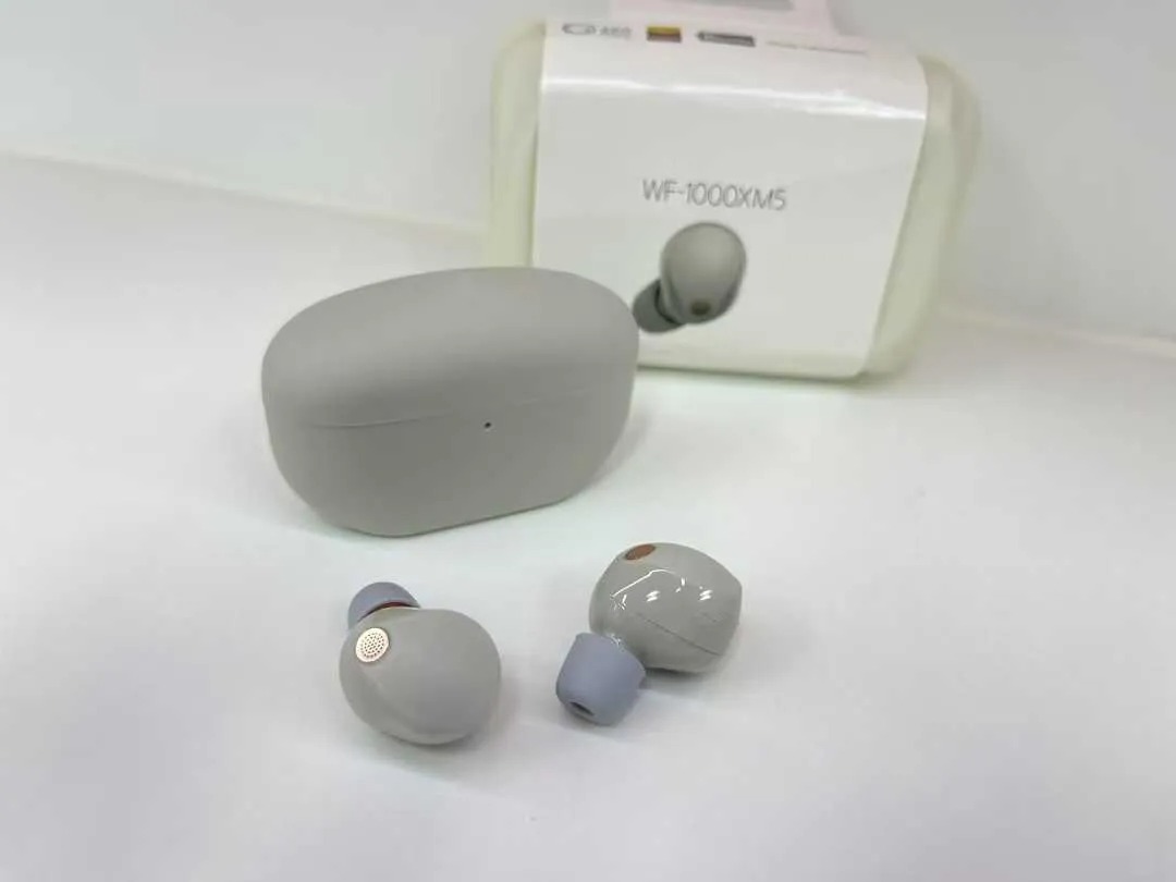 The popular WF-1000XM5 wireless Bluetooth earbuds are in-ear, noise-canceling, and offer high-quality sound.