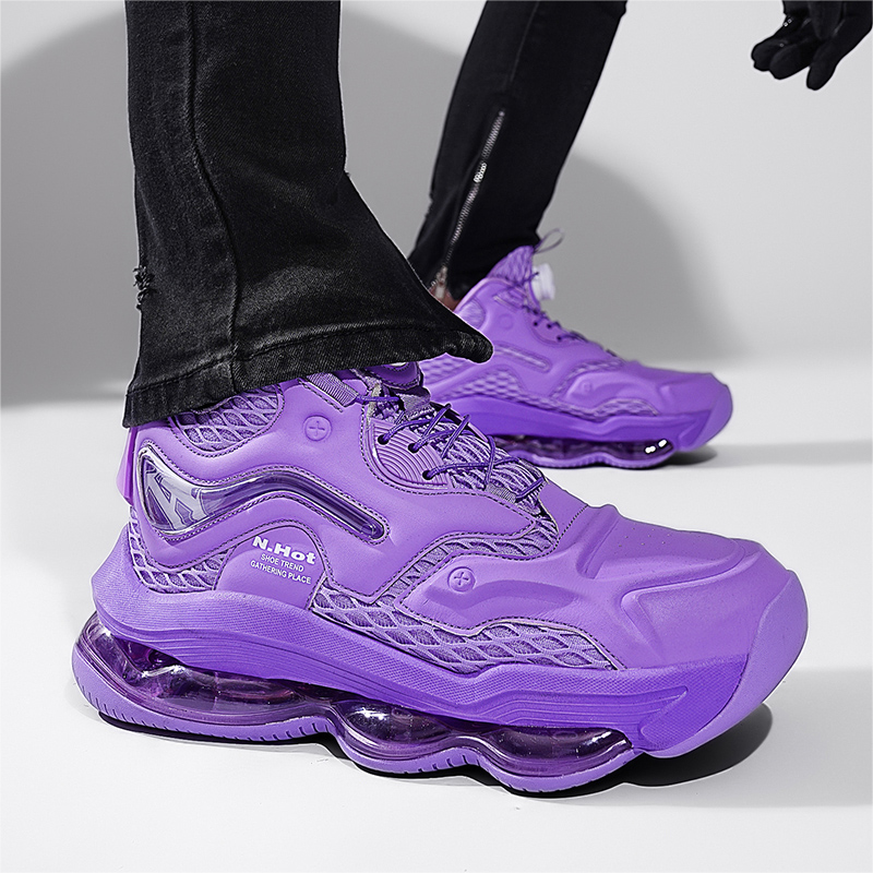 NHOT Breathable Thick soled Men's Sports Shoes 2026s Spring New Design Trendy Running Shoes Versatile Cool Street Casual Shoes Size 38-45 Free Sh