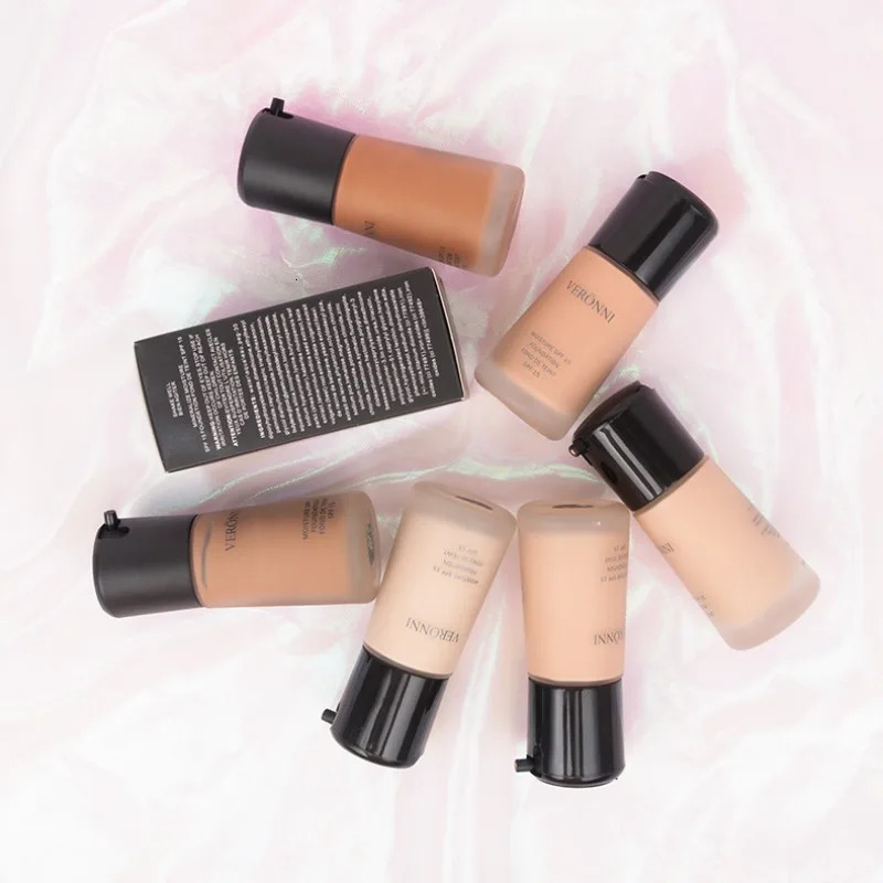 30ml Matte Finish Liquid Foundation Long-lasting Oil-Control Waterproof Makeup Concealer High Coverage Nature Liquid Foundation 251230
