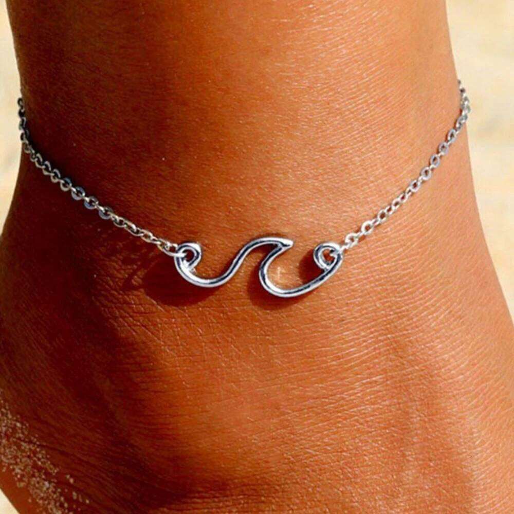 Aide 925 Sterling Silver Shiny Heart Star Inlaid Zircon Anklets For Women 18K Gold Plated Bohemian Fine Jewelry Beach Party Gift