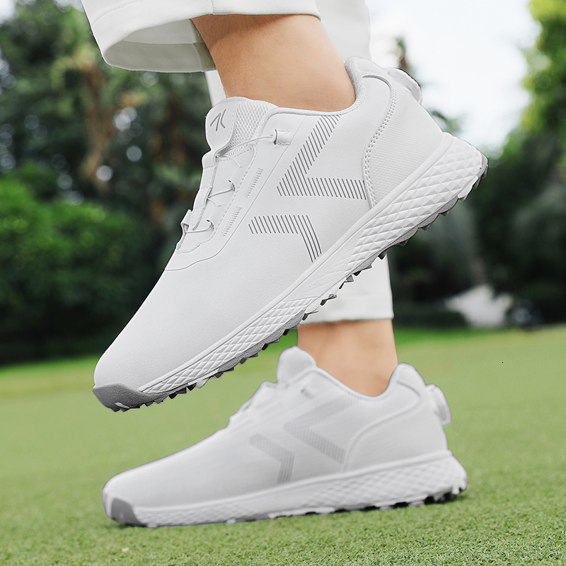 Outdoor sports shoes for both men women Trade Golf Men and Women Rotating Button Couple Casual Sports Shoes Waterproof Non-slip
