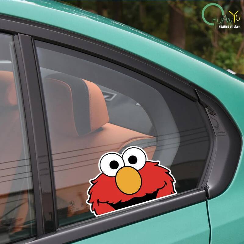 Bestseller 3D Funny Elmo Peeking Cartoon Sticker Window Truck Vinyl Decal Laptop Car Motorcycle Products ddmycat