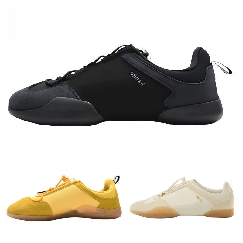 2025 New designer BAD BUNNY Ballerina Shoes Bold Gold Black Chalk White Black Gum Sport Men Women Sports Low Sneakers Eur 36-45