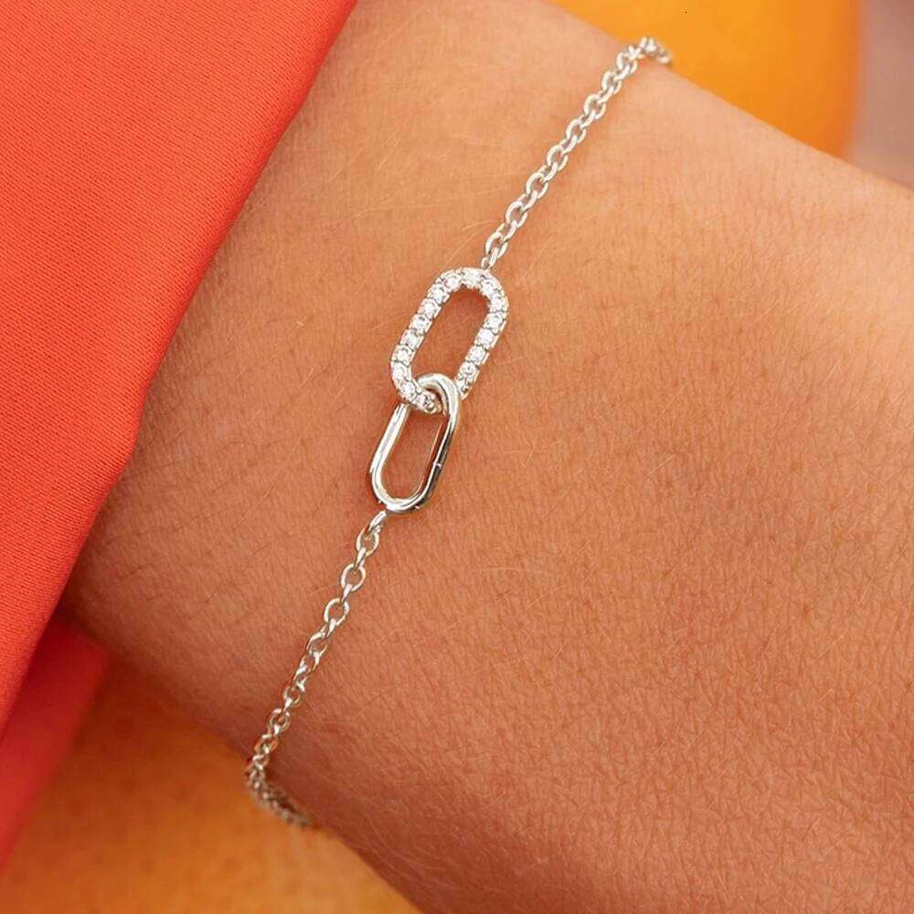 Aide 925 Sterling Silver Mariquesa Crown Zircon Charm Bracelet For Women Luxury Minimalist Jewelry Adjustable Chain Party Gift