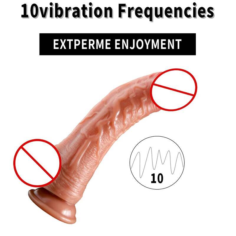 Factory Wholesale Female Masturbation Toys Liquid Silicone Sexy Soft Penile Massage Stick Female Realistic Dildo