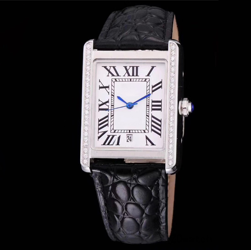 Men's cartia watch Men's luxury watches Rectangular case Automatic machinery carterwatch steel watch strap Elegant and noble Fashion trends carterlovewatch 92d