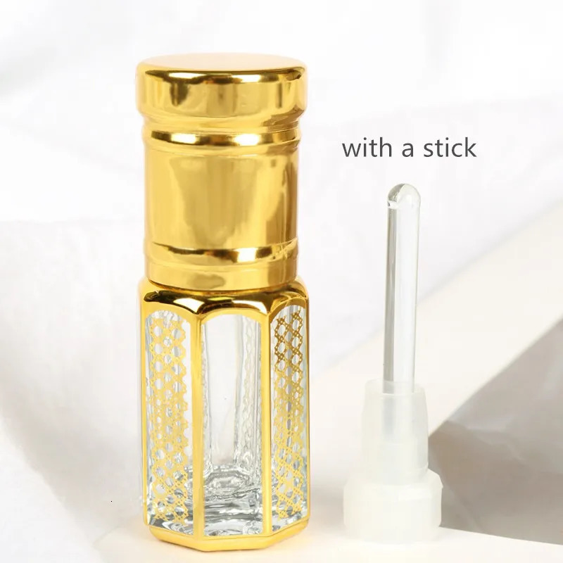 10/30/50pcs Crystal Glass Essential Oil Bottle Attar Oil Bottle Perfume Bottle With Glass Drop Stick/Roller Ball 251230