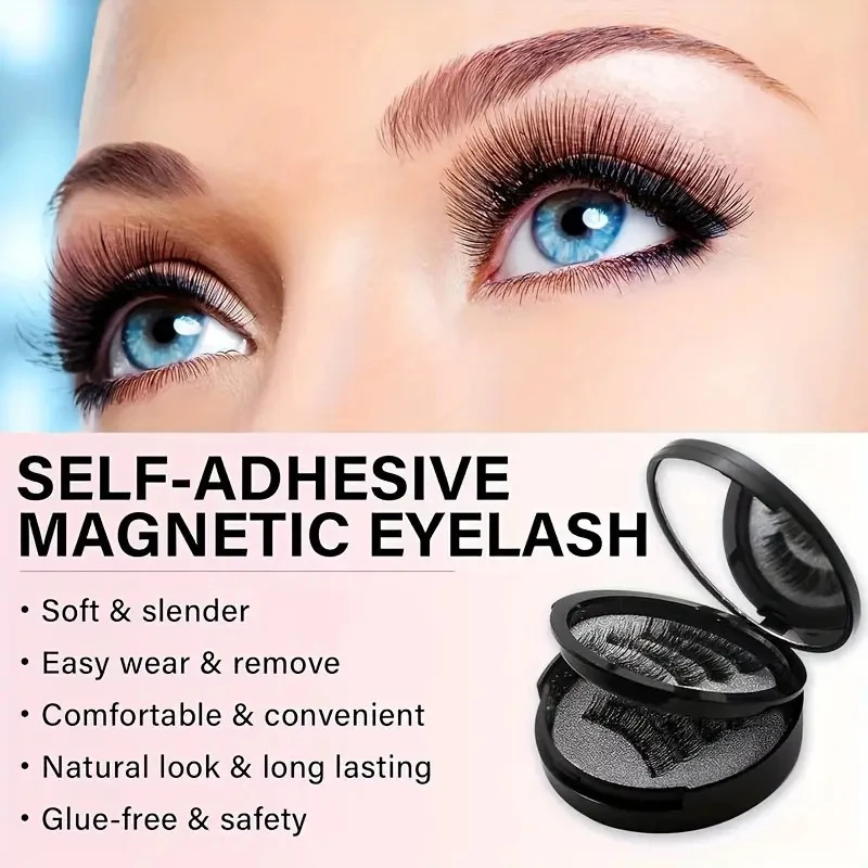 8pcs Magnetic Eyelash Kit Natural False Lashes Waterproof Eyelashes Extension Kit Reusable Wispy False Eyelashes Makeup Tools 251231